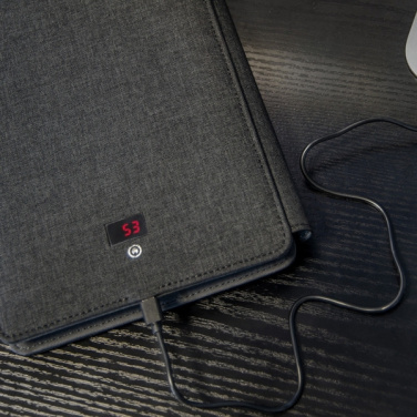 Logo trade promotional item photo of: Power bank folder Leno