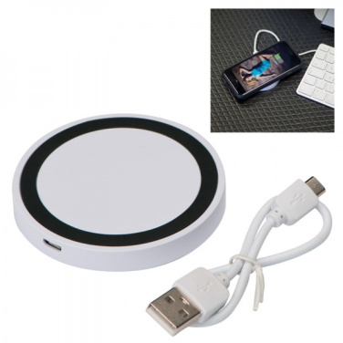 Logo trade promotional product photo of: Induction charger KARTHAGO