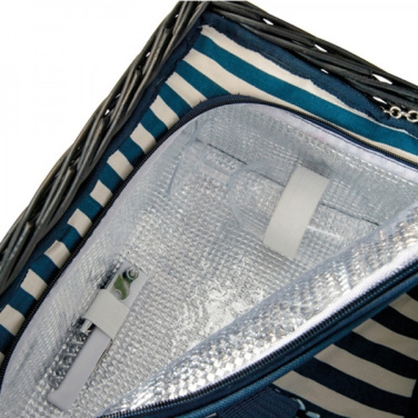 Logotrade promotional item image of: Picnic basket RIVA DEL GARDA