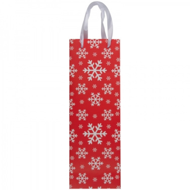 Logotrade advertising product image of: Wine bag in Christmas design LAPLAND