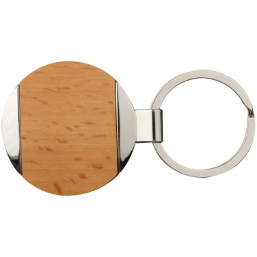 Logotrade promotional giveaway picture of: Wooden keyring LANGHAUS