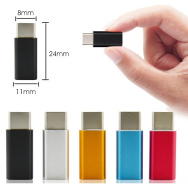 Logo trade promotional giveaway photo of: Type-C/micro USB adapter