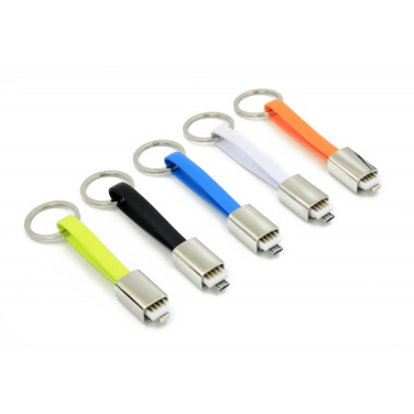Logotrade promotional merchandise picture of: Data transfer cable and keyring