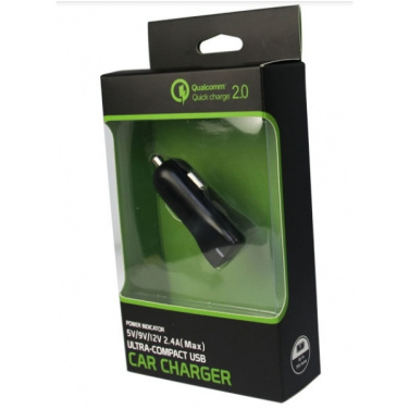 Logotrade business gift image of: Car charger (Qualcomm Quick Charge 3.0)
