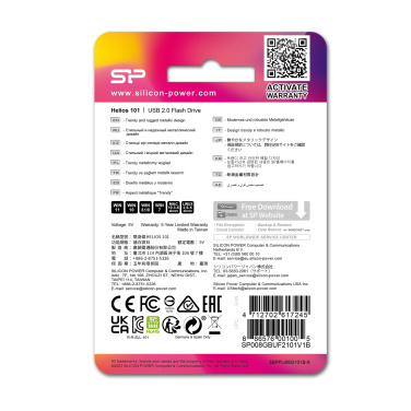 Logo trade promotional giveaways picture of: Pendrive silicon power helios 101 2.0