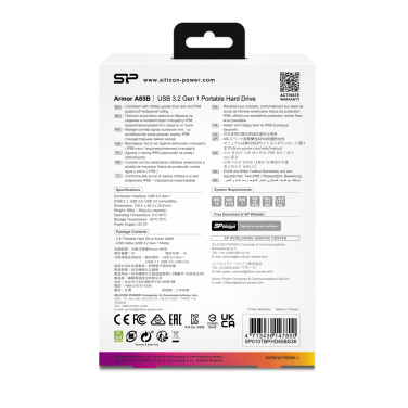 Logo trade promotional gift photo of: Hard Disc Silicon Power Armor A85