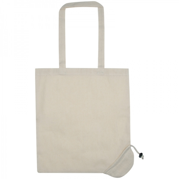 Logo trade promotional products picture of: Foldable cotton bag KLEHOLM