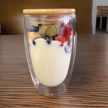 Logotrade promotional gift image of: Double-walled glass ZAKOPANE 500 ml