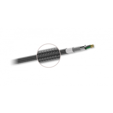 Logo trade promotional items image of: Nylon data transfer cable LK30 Type - C Quick Charge 3.0