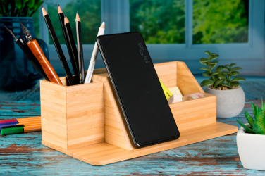 Logo trade promotional products picture of: Desk organizer LUBLIN