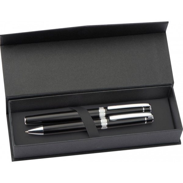 Logotrade promotional product image of: Metal writing set KARLOVAC