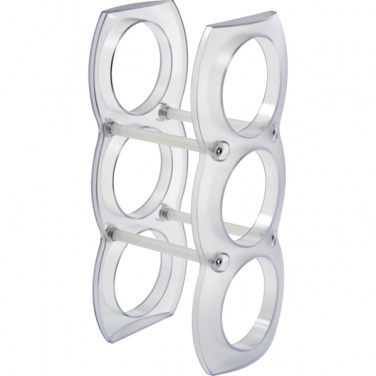 Logotrade promotional merchandise image of: Plastic wine rack MONTEGO BAY