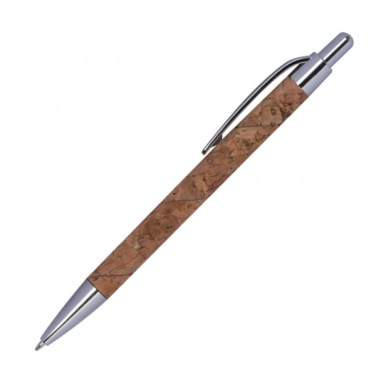 Logo trade promotional items picture of: Cork pen KINGSWOOD