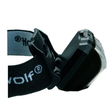 Logo trade promotional merchandise image of: Head lamp TRONADOR Schwarzwolf