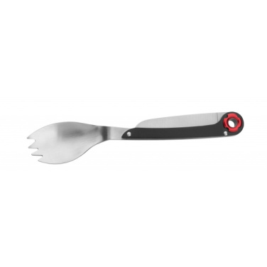 Logo trade advertising product photo of: Multifunctional spoon LATEMAR Schwarzwolf