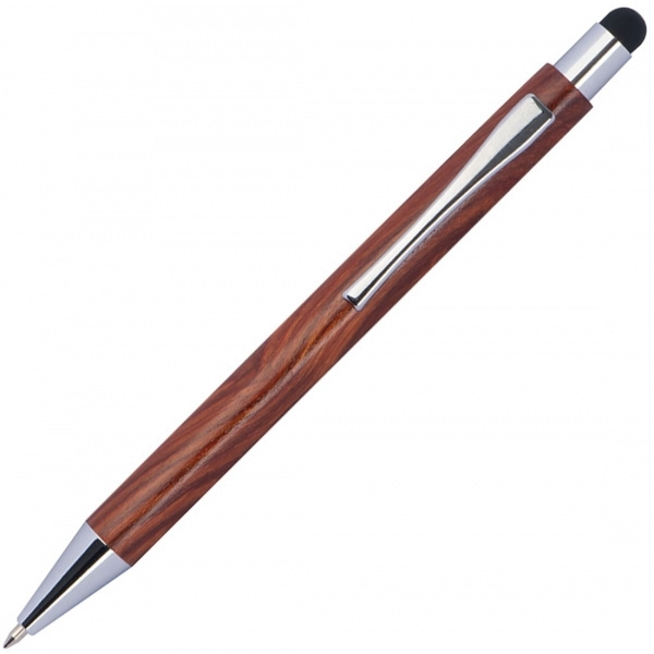 Logo trade promotional product photo of: Wooden ballpen BILZEN