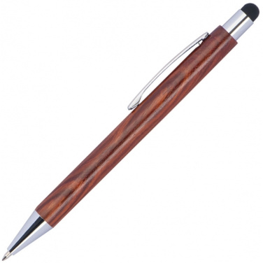 Logo trade corporate gifts image of: Wooden ballpen BILZEN
