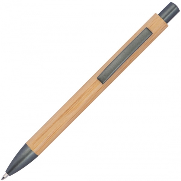 Logo trade corporate gifts image of: Bamboo ballpen BERINGEN