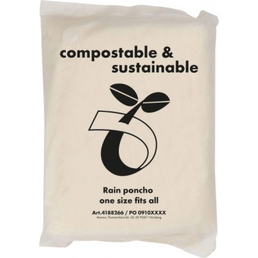 Logo trade advertising products picture of: Rain poncho FLEURUS