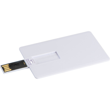 Logo trade promotional items image of: USB Card SLOUGH 8 GB