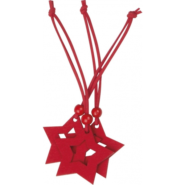 Logo trade promotional gifts picture of: Star pendant set ESSEN