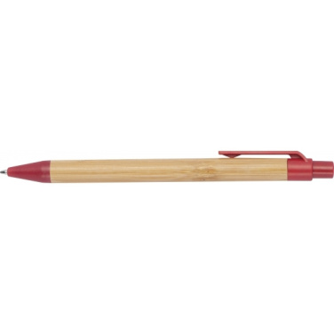 Logotrade promotional merchandise photo of: Wheatstraw and bamboo ballpen HALLE
