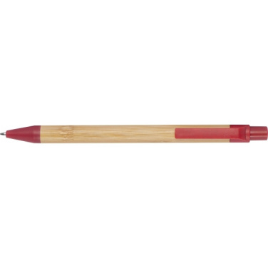 Logotrade promotional item image of: Wheatstraw and bamboo ballpen HALLE