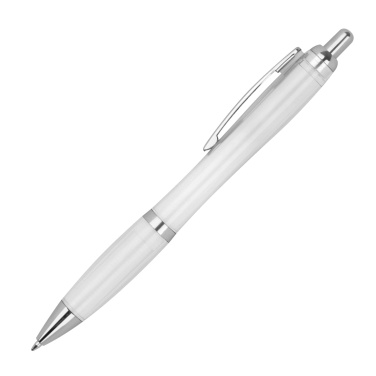 Logotrade promotional merchandise photo of: Transparent ballpen ALKEN