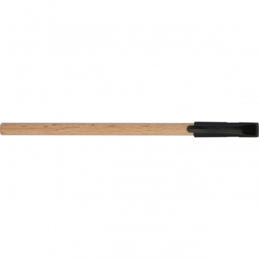 Logo trade business gift photo of: Wooden ballpen PALMDALE