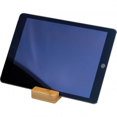 Logotrade corporate gift image of: Bamboo smartphone holder SAN SEBASTIAN