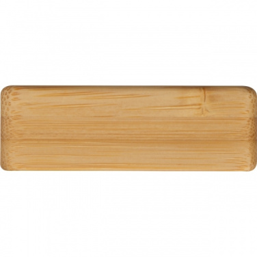 Logo trade corporate gifts image of: Bamboo smartphone holder SAN SEBASTIAN