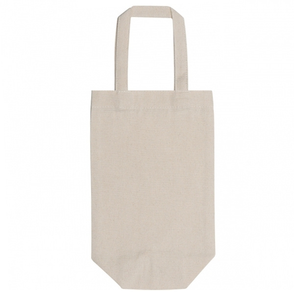 Logo trade corporate gifts picture of: Cotton wine bag NICE