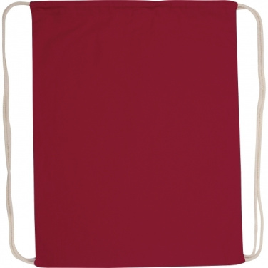 Logo trade promotional product photo of: Cotton gym bag BUDAPEST