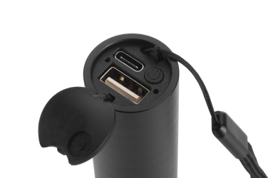 Logotrade promotional item image of: Flashflight ZAGROS Schwarzwolf