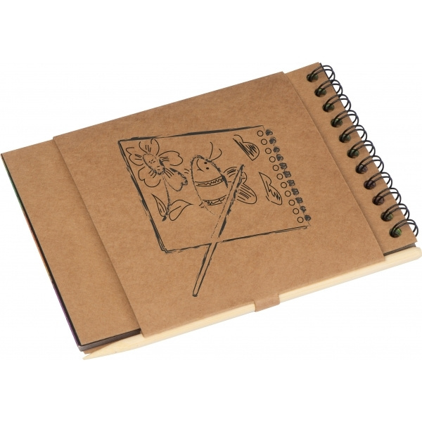 Logo trade promotional gifts image of: Scratching block INNSBRUCK