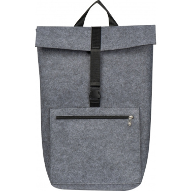 Logotrade corporate gift image of: RPET Felt Backpack BIRMINGHAM