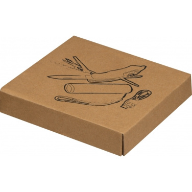 Logo trade promotional merchandise image of: Set Torch and pocket knife OLDHAM