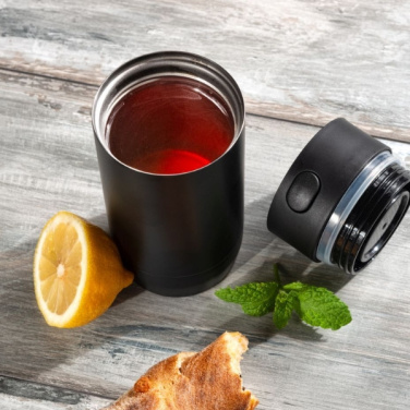 Logotrade advertising product image of: Thermo mug ADRASAN 240 ml Schwarzwolf