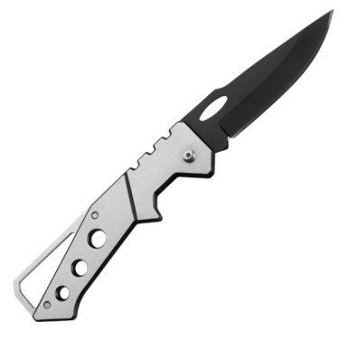 Logo trade promotional items image of: Folding knife GEDIZ Schwarzwolf