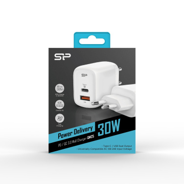 Logo trade promotional merchandise image of: SILICON POWER fast charger QM25