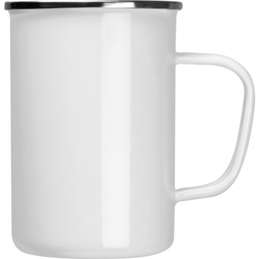 Logo trade promotional products picture of: Enamel cup Adelaine