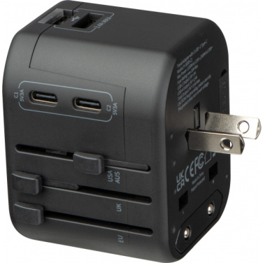 Logo trade promotional gift photo of: Travel Adapter Maracena