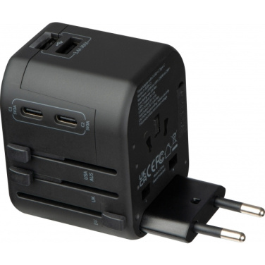 Logo trade advertising products image of: Travel Adapter Maracena