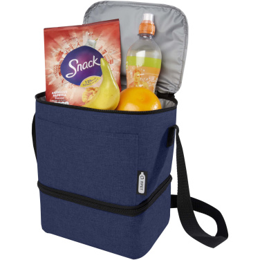 Logo trade promotional products image of: Tundra 9-can GRS RPET lunch cooler bag 9L