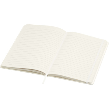Logotrade promotional products photo of: Bass A5 recycled hard cover notebook with lined pages