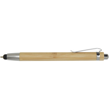 Logo trade promotional merchandise photo of: Elm bamboo ballpoint pen