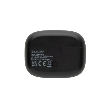 Logotrade promotional gift image of: Airtune RCS recycled plastic ANC earbuds with touch screen