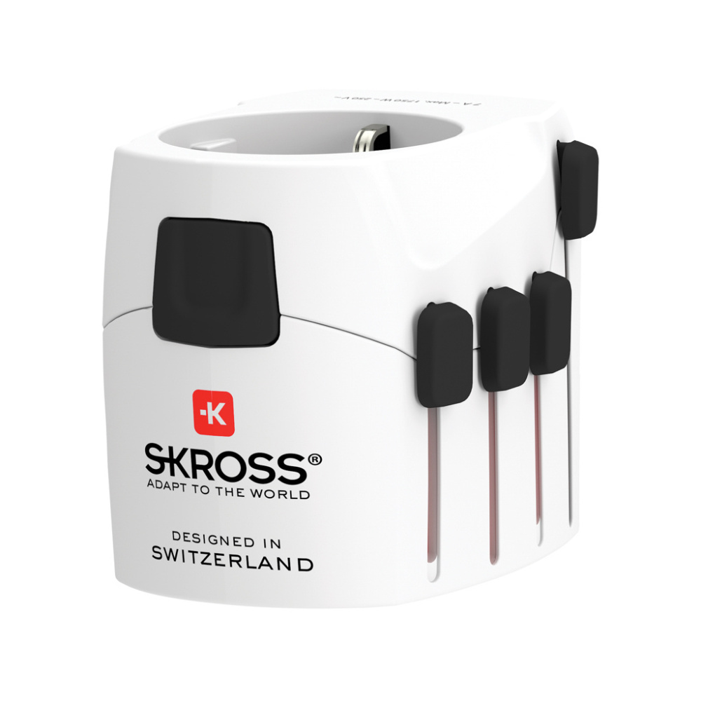 Logotrade promotional product image of: SKROSS Pro 3-Pole World Travel Adapter