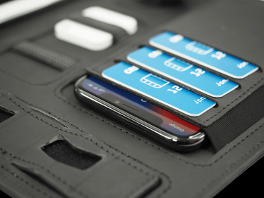 Logo trade promotional gifts image of: HERMANO Power Bank Organizer 54713000