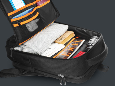 Logo trade corporate gifts image of: Laptop backpack 190603400